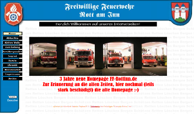Feuerwehr Rott a. Inn Homepage 2003 - 2007