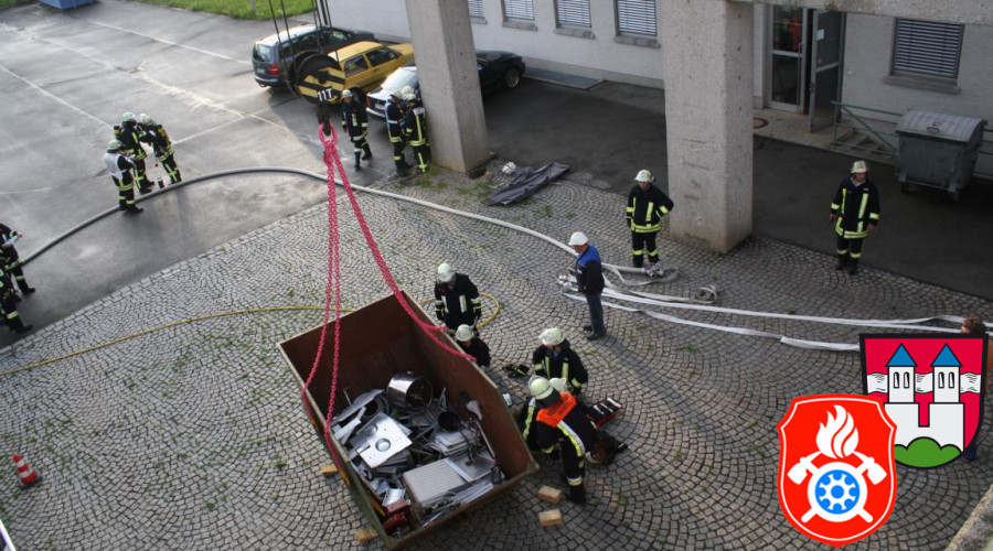 14 06 2011 2838 Uebung mit Hochstaett Stauwerk